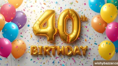 Happy 40th Birthday Wishes