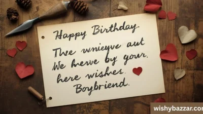 Heart Touching Birthday Wishes for Boyfriend