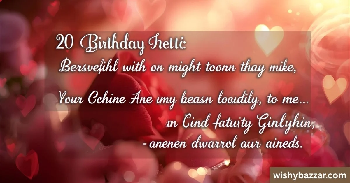 Heart Touching Birthday Wishes for Girlfriend