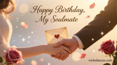 Soulmate Romantic Birthday Wishes for Husband from Wife