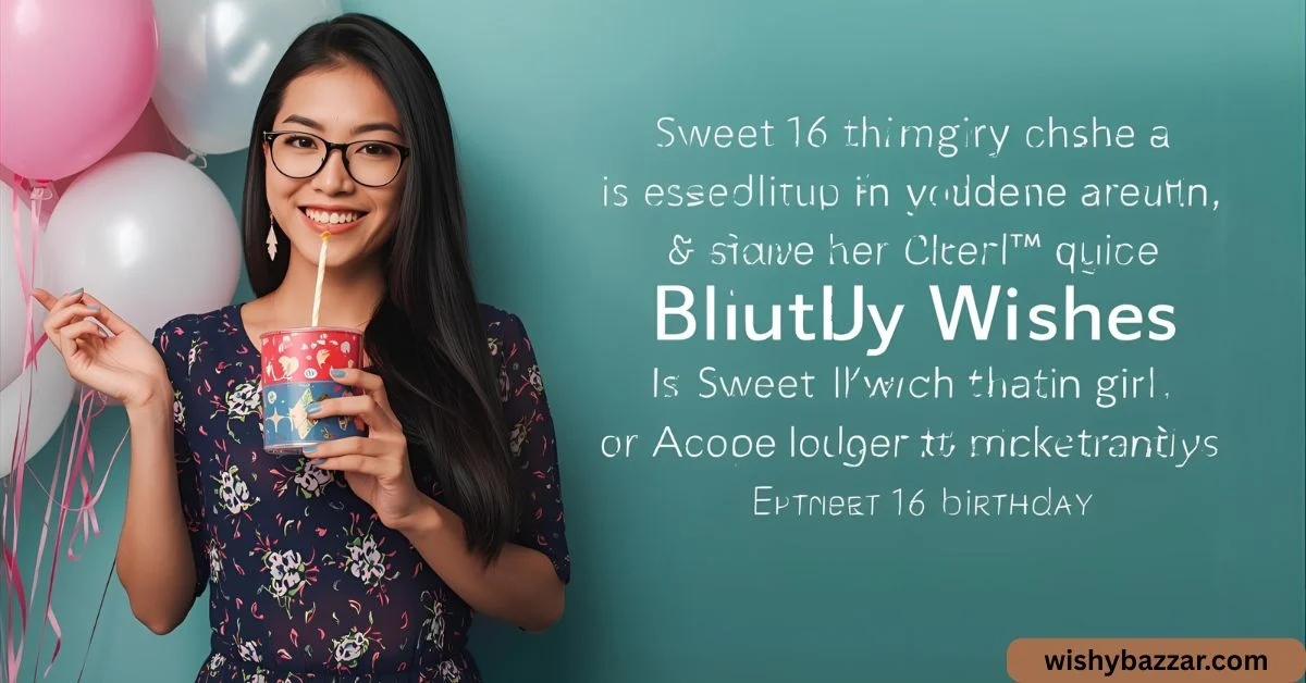 Sweet 16 Birthday Wishes