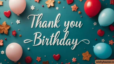 Thank You Birthday Wishes