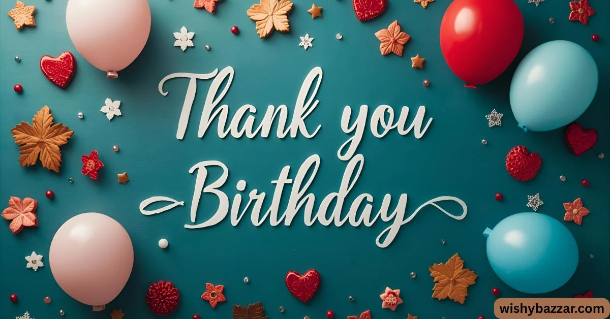 Thank You Birthday Wishes