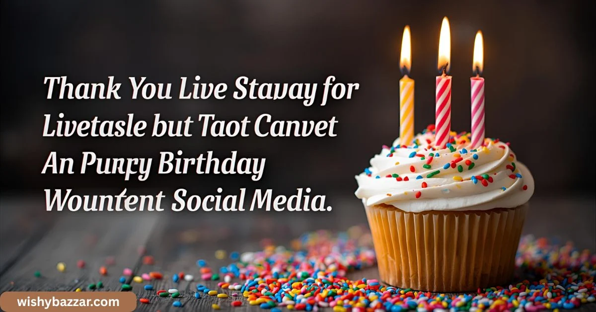 Thank You Status for Birthday Wishes