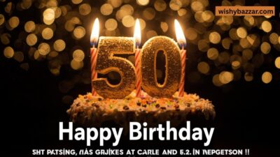 50th Birthday Wishes