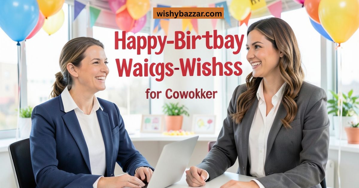 Happy Birthday Wishes for Coworker