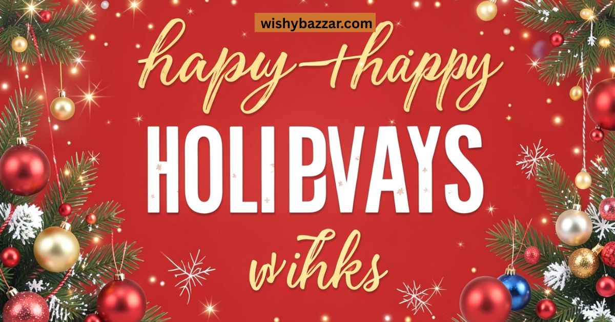 Happy Holidays Wishes