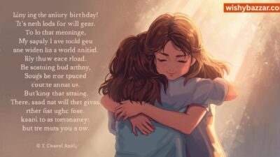 Short Heart Touching Birthday Wishes for Sister