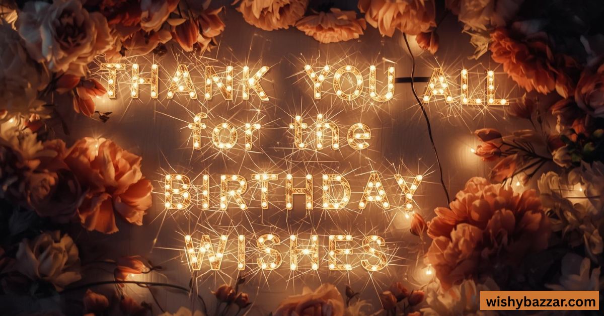 Thank You All for the Birthday Wishes