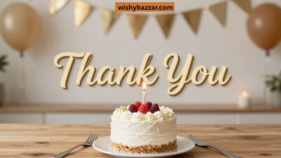 Status Thank You for Birthday Wishes