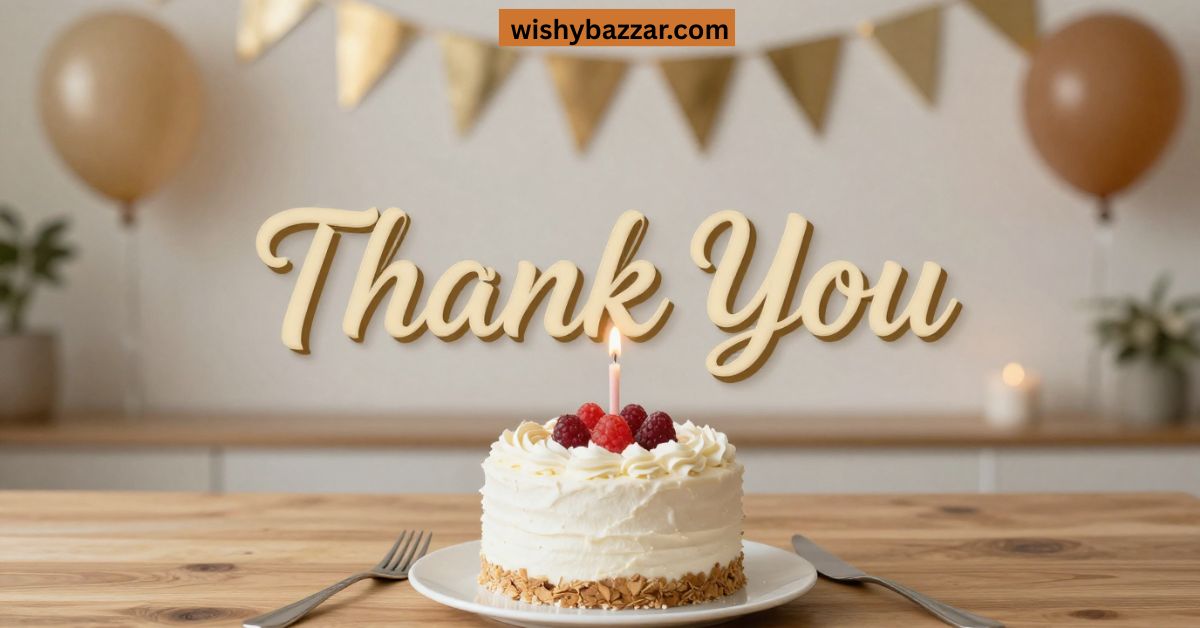 Status Thank You for Birthday Wishes